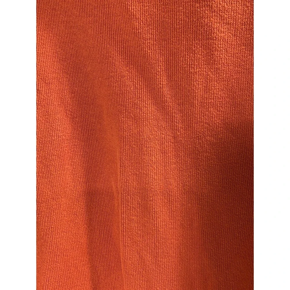 Classic Crewneck Banana Republic Mens Pullover Sweater Cotton L Burnt Orange‎
